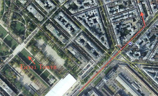 How to get to Rue Cler - Click to see in full size